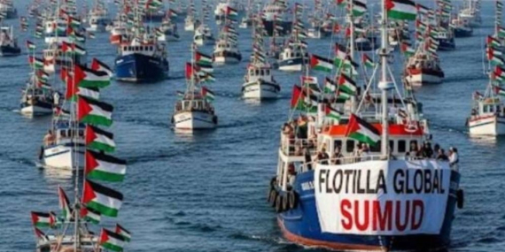 İsrail’in Küresel Sumud Filosu’na saldırıları devam ediyor: Çok sayıda aktivist gözaltında